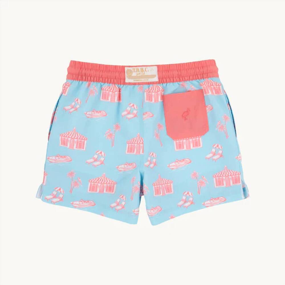 NEW THE BEAUFORT BONNET COMPANY boy's tortola trunks in parrot cay canopy - Picture 2 of 2